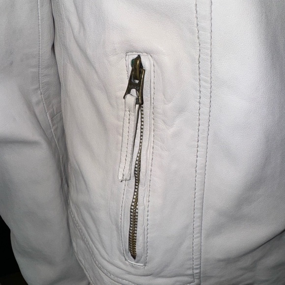 BEST LAMBSKIN BIKER JACKET-small - Picture 4 of 7